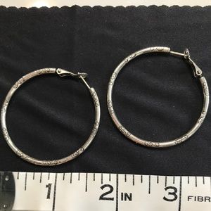 Brighton Large Earring Charm Hoops
